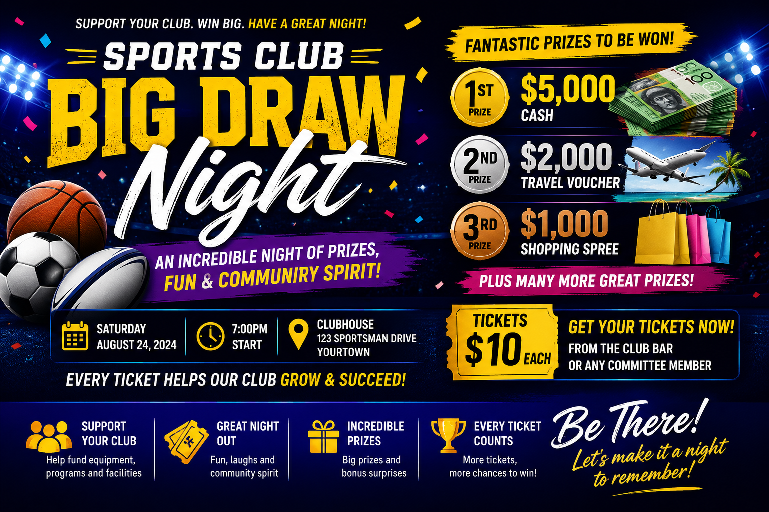 The Sports Club PartnerUp2Win Prize-Winning Event